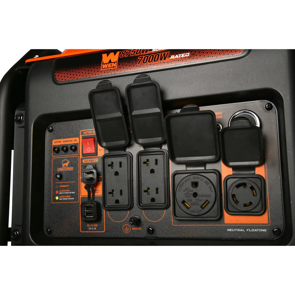 8750-Watt Dual Fuel Open Frame Inverter Generator B897