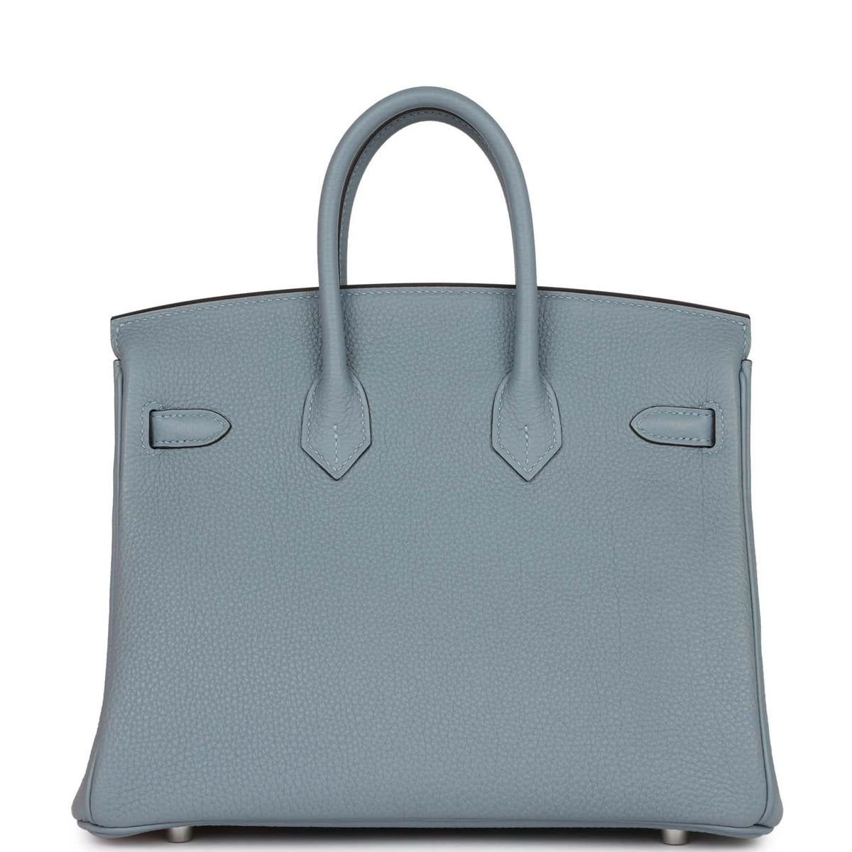 Bleu Lin Togo Palladium Hardware Handbag K64022
