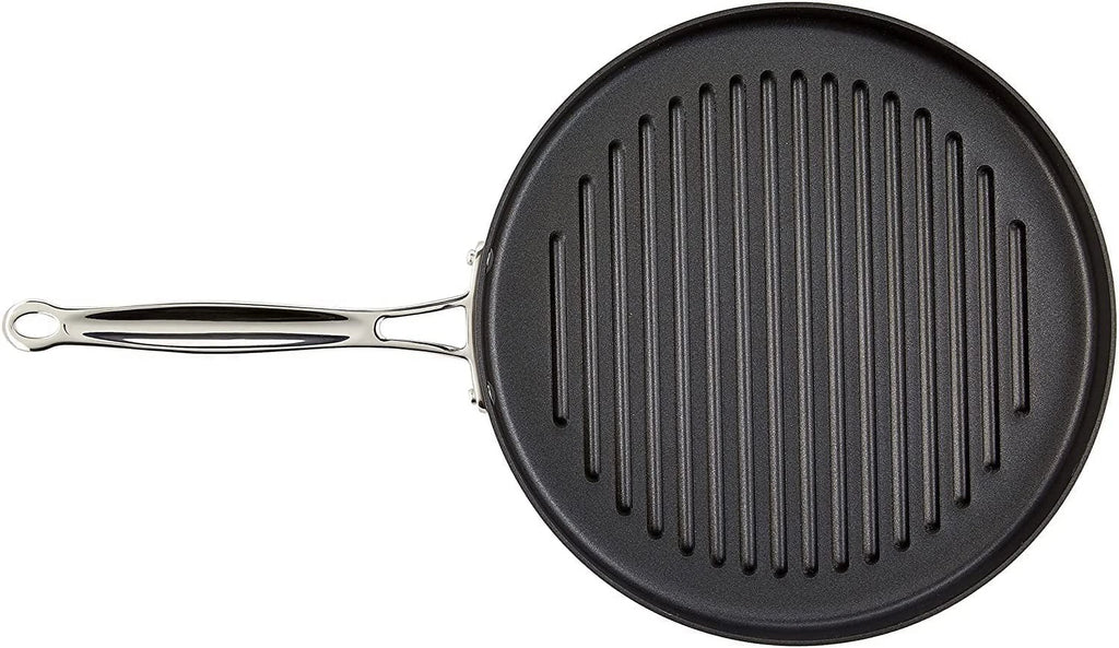12-Inch Nonstick Hard-Anodized Round Grill Pan G154224