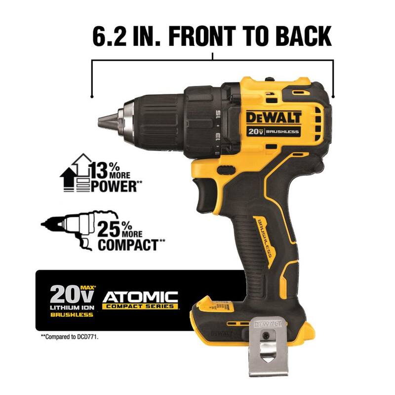 Cordless Brushless Compact Drill Impact 2 Tool Combo Kit V10585