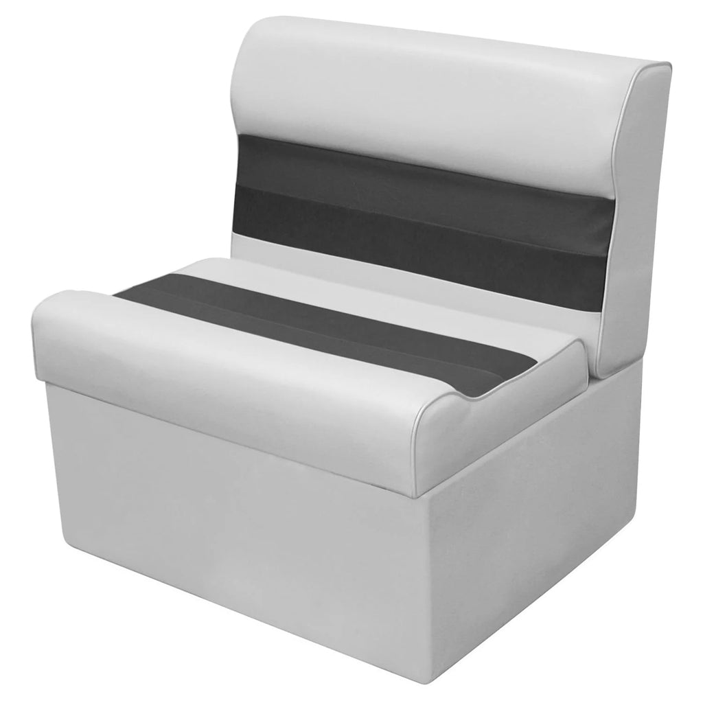 White Pontoon Bench Seat Base E253228