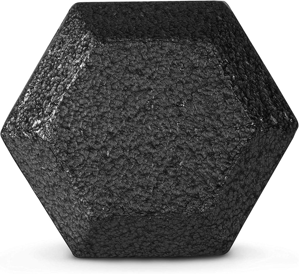 CAP CAST IRON HEX DUMBBELL, BLACK, Single H3584