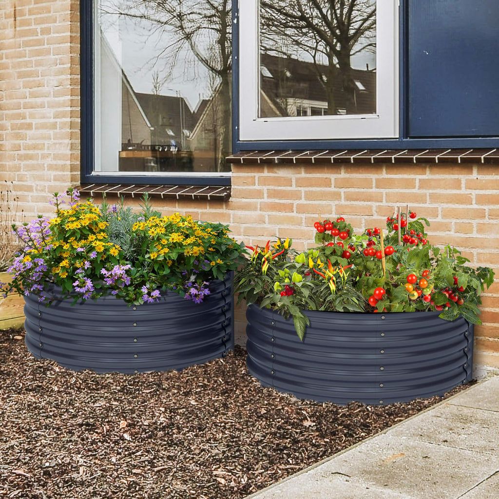 17 Tall Semi-circle Raised Garden Bed R89915