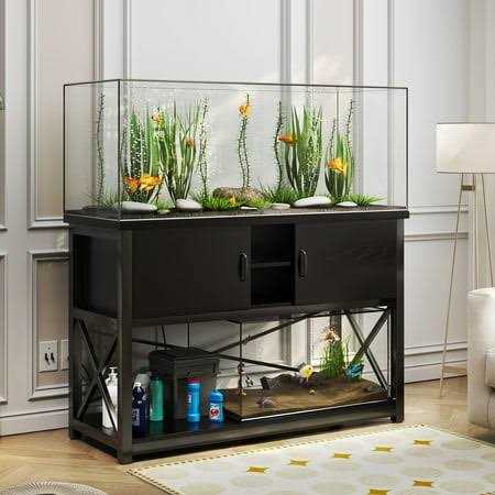 55-75 Gallon Aquarium Stand with Cabinet Y973