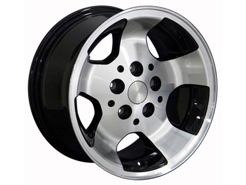Machined Gloss Black Wheel Q159