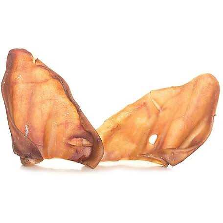 Large Whole Pig Ears Dog Chew Treats P742