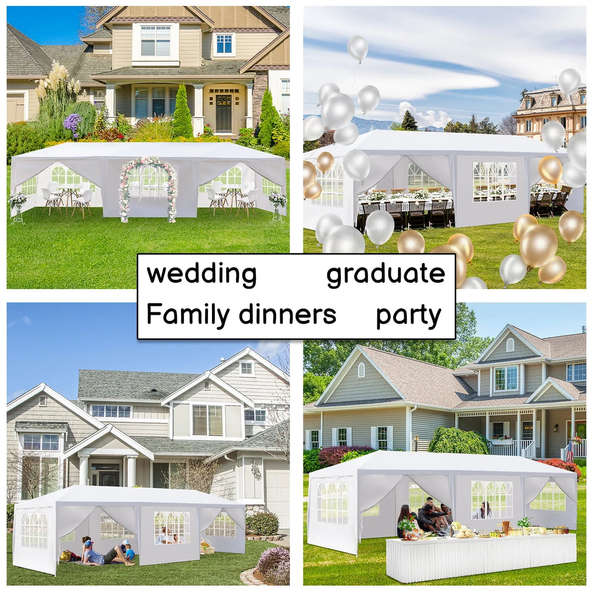 10' X 30' Canopy Tent with 8 Side Walls Z4778
