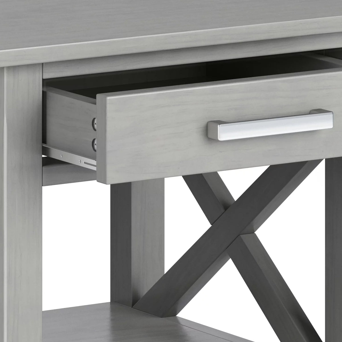 Fog Gray Square End Side Table S459