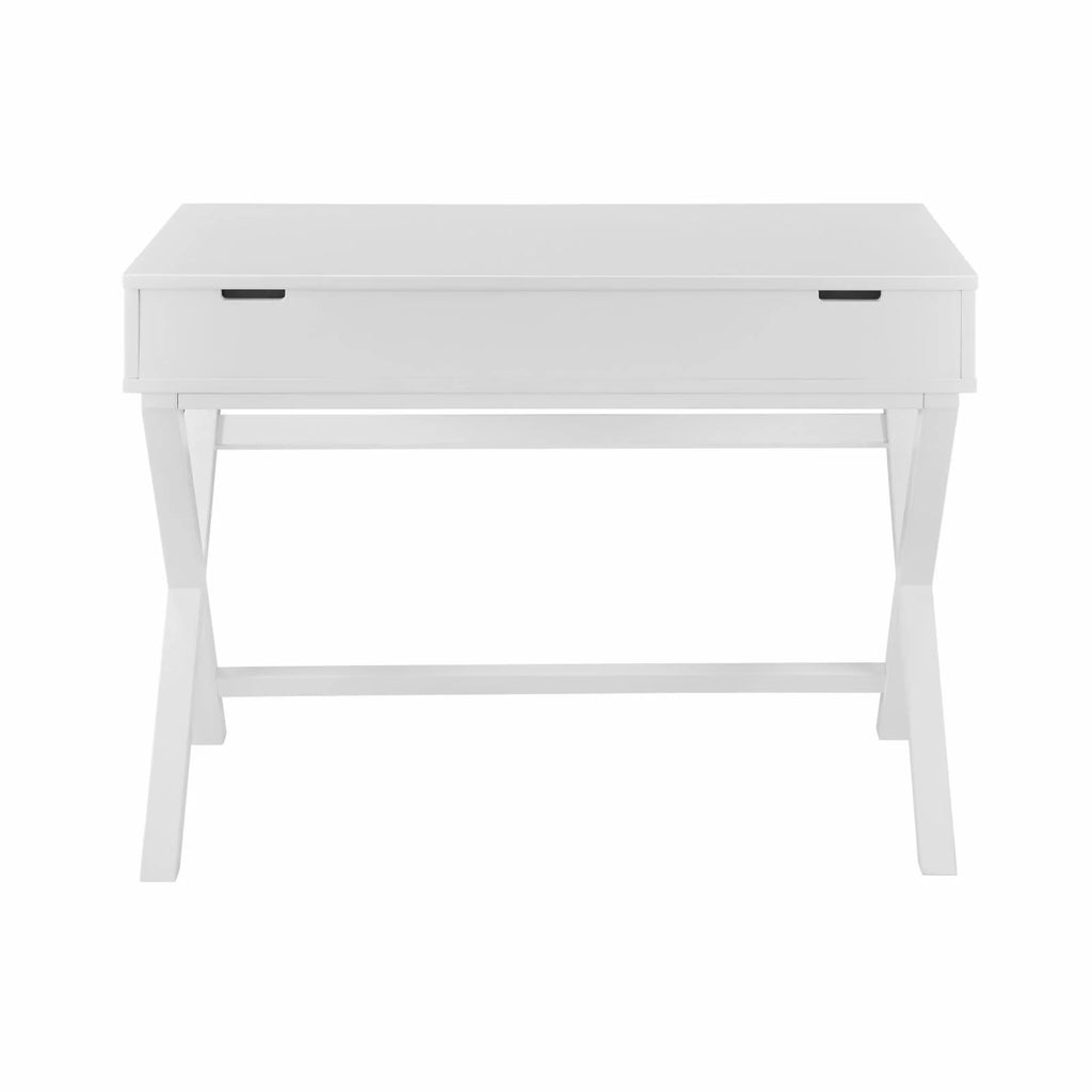 White Lift Top Writing Desk Q365466