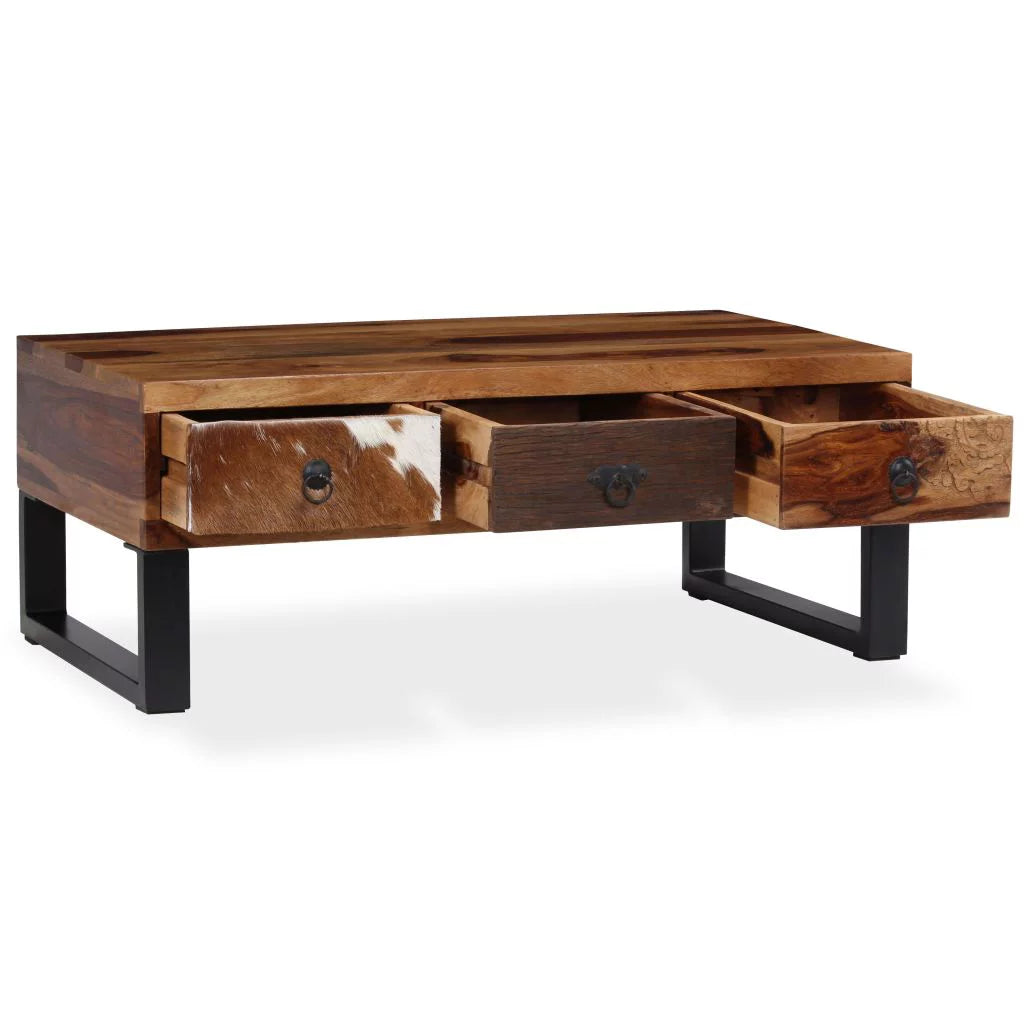Solid Sheesham Wood Coffee Table F271