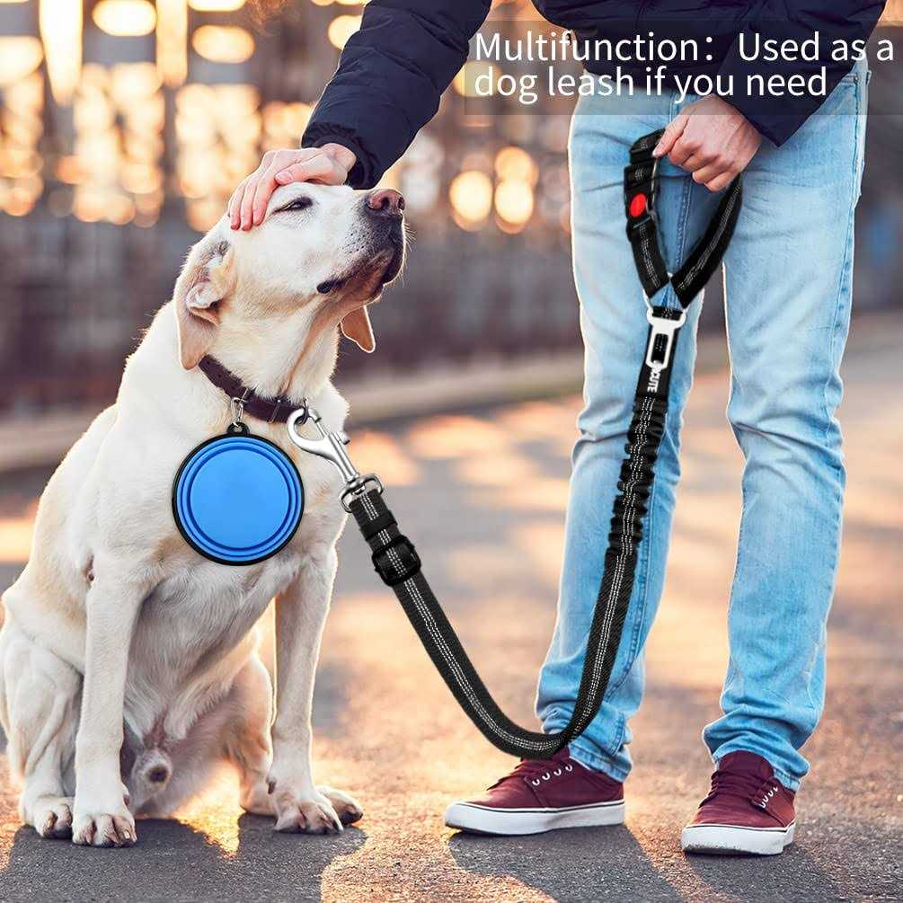 3 Piece Set Adjustable Dog Car Seat Belt K70060