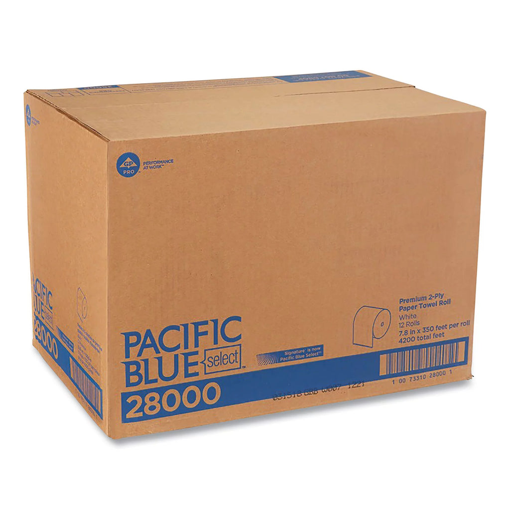 Blue Select 2-Ply Paper Towels, 12 Rolls B59880