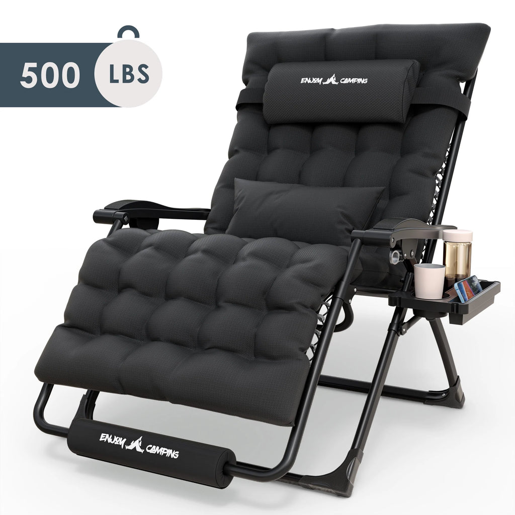 Oversized Zero Gravity Chair Set of 1 Black J92982
