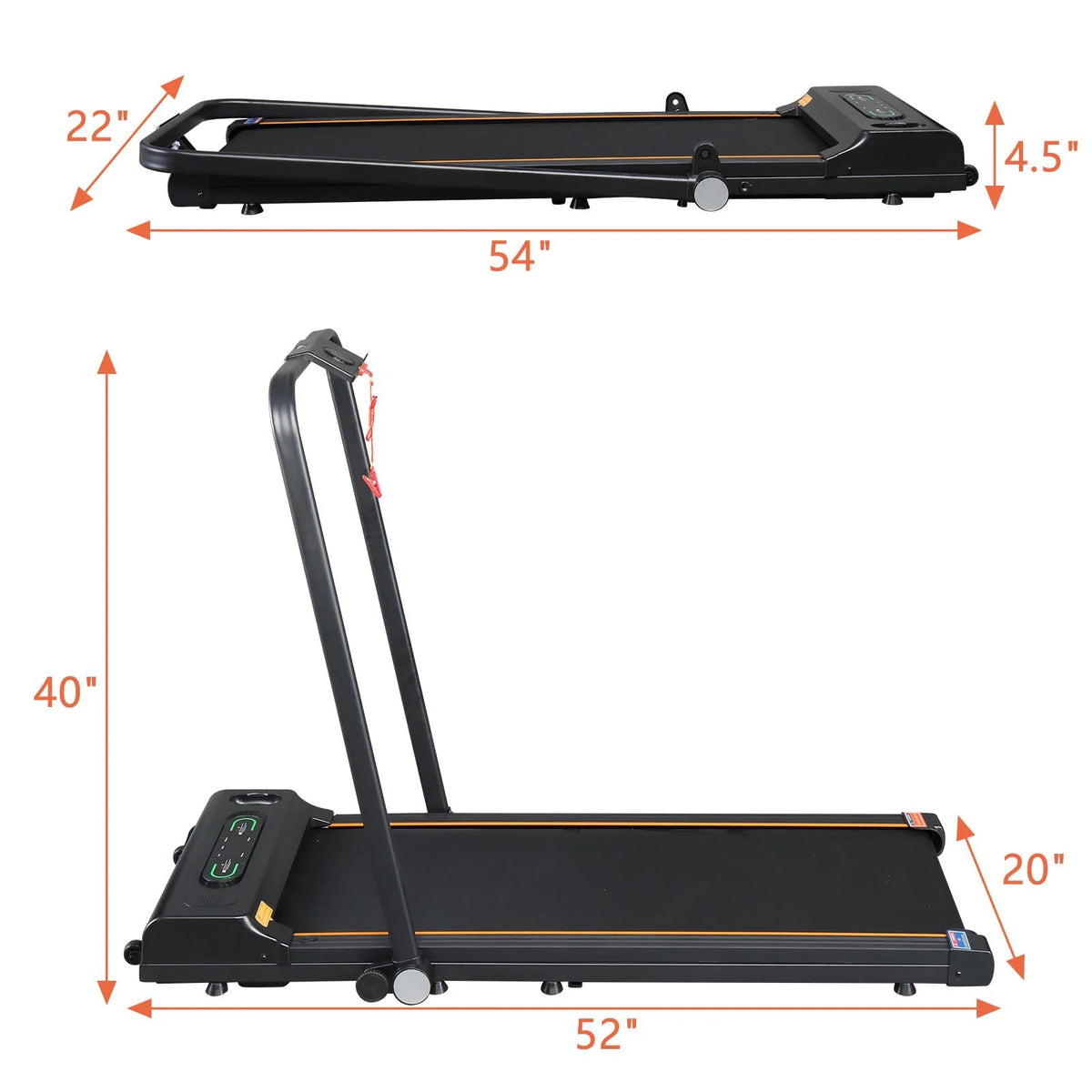 Foldable Treadmill with Remote Control K9384