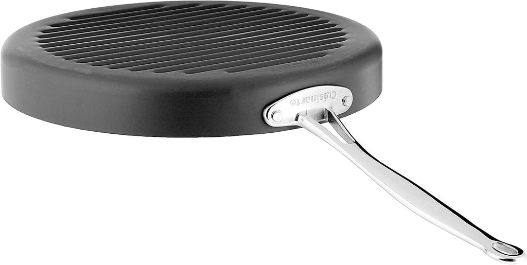 12-Inch Nonstick Hard-Anodized Round Grill Pan G154224