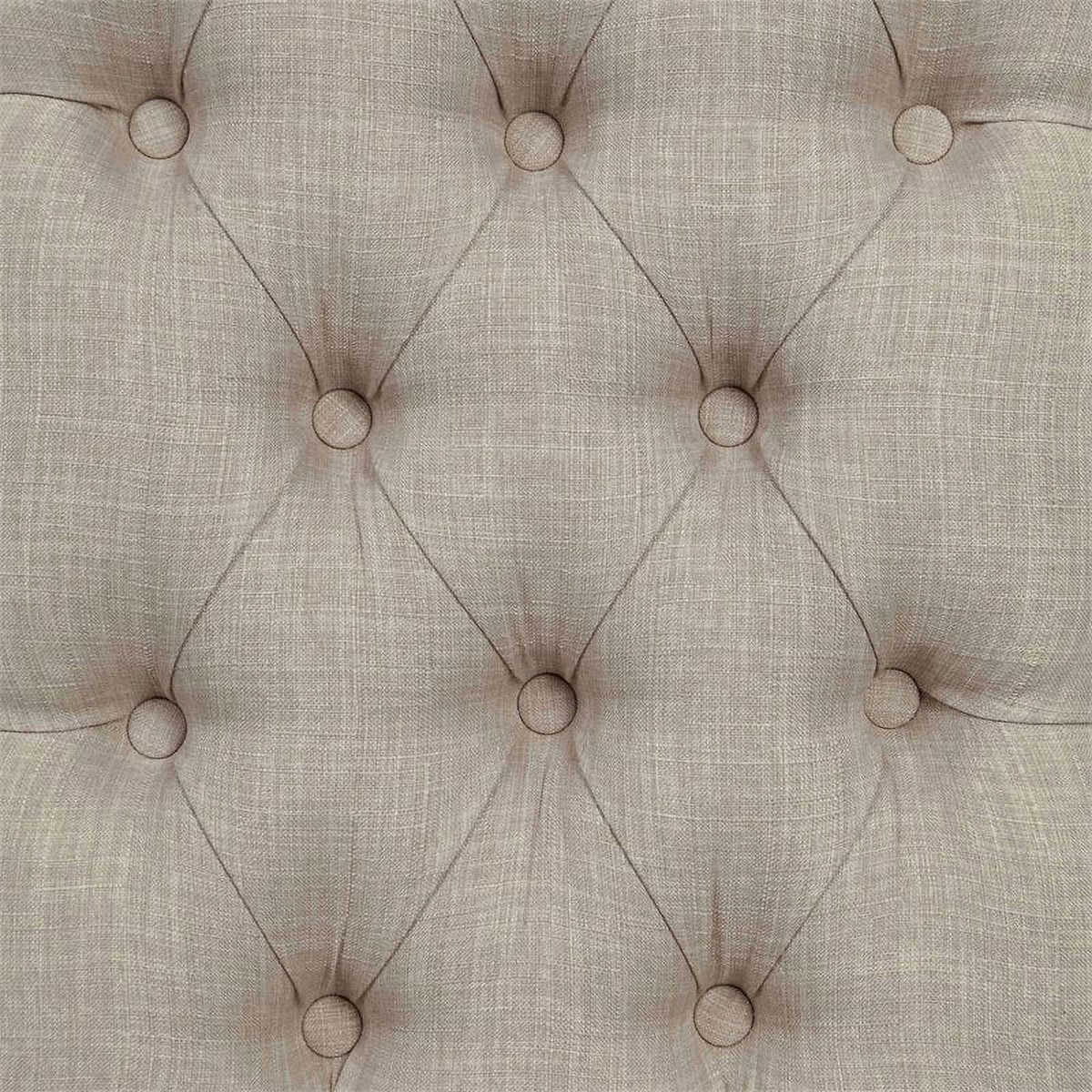 Beige Fabric Bar Chair Set of 2 W983