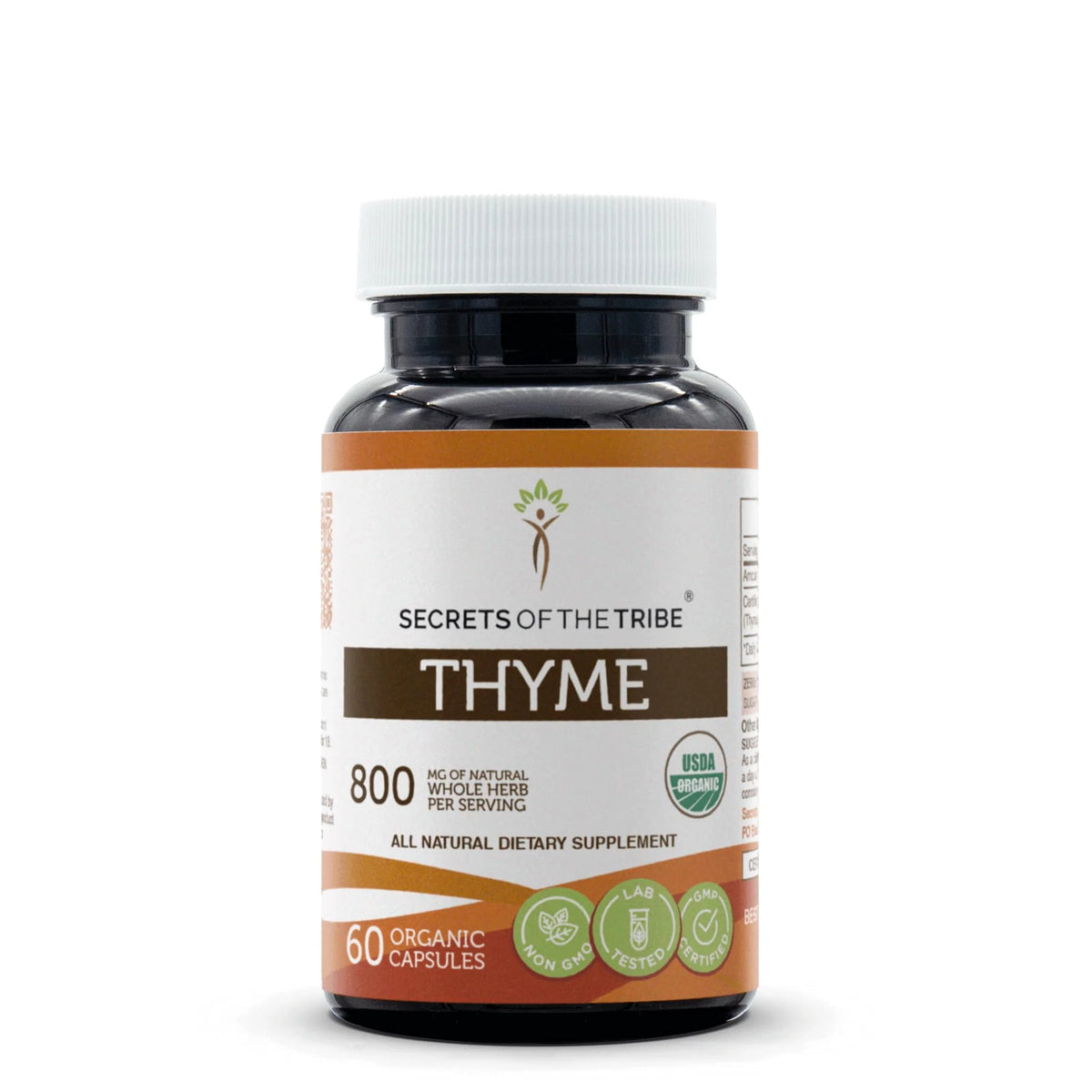 60 Capsules USDA Organic Thyme Vegetable Capsules Q375947