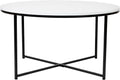 Modern Coffee Table with Black Metal Frame S2651