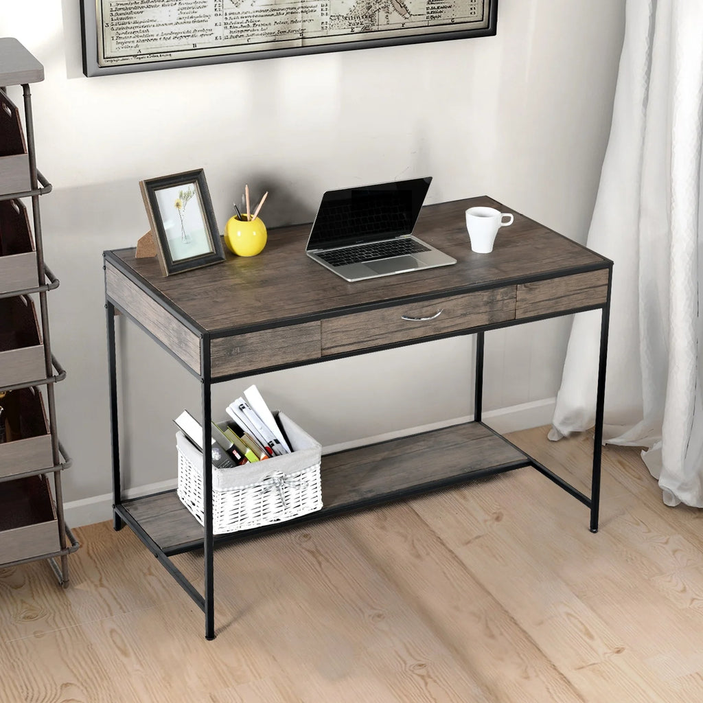 Rustic 1-drawer Computer Writing Desk Z277001