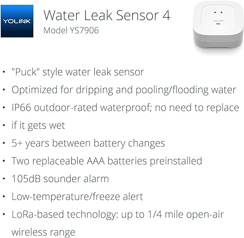 Water Leak Sensor 3-Pack H418