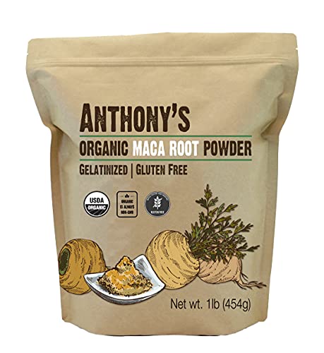Organic Maca Root Powder 1 lb Gelatinized Gluten Free Non GMO P5961
