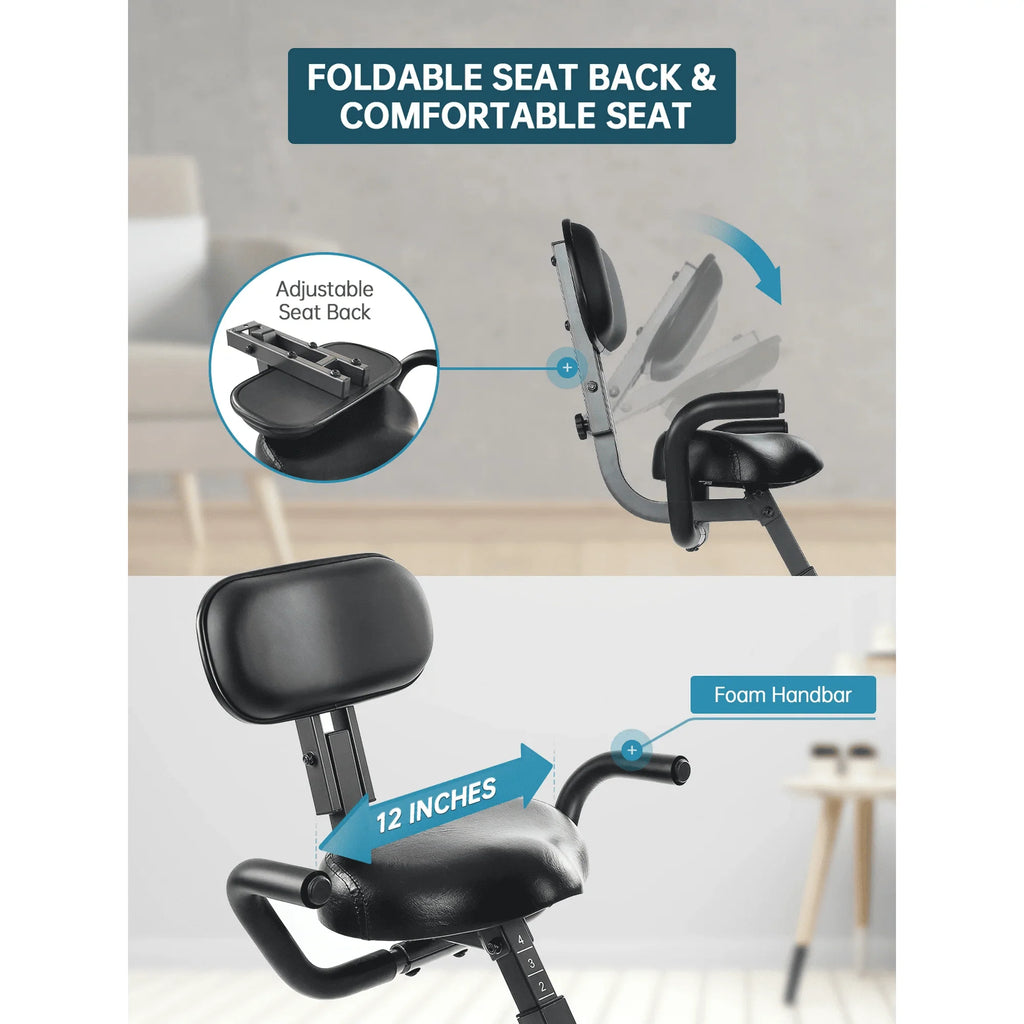Folding Magnetic Stationary Exercise Bike E45463