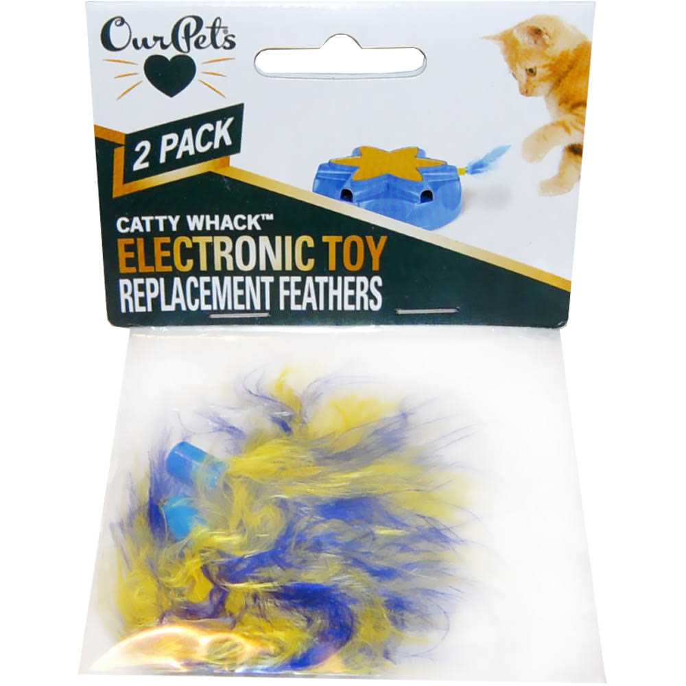 Interactive Cat Toy Replacement Feathers I79281