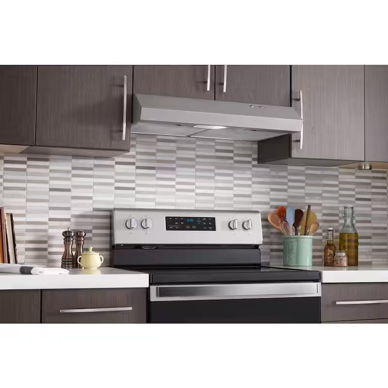 30 in. Stainless Steel Under Cabinet Range Hood with LED Light K8508