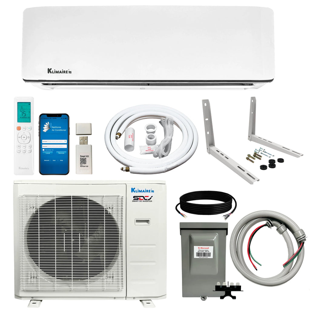 18,000 Btu 19 SEER2 Ductless Mini-Split Heat Pump Air Conditioner O418