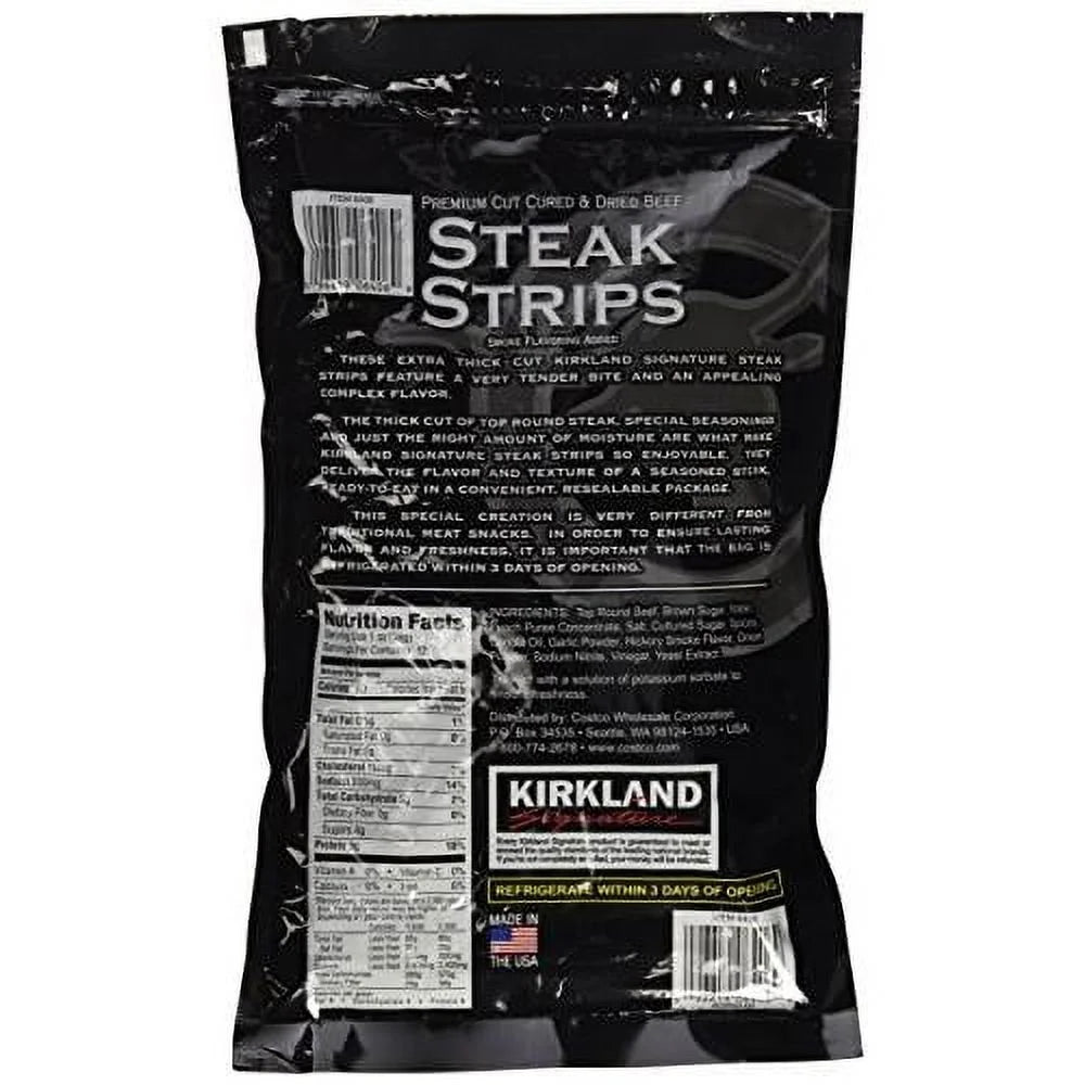 Steak Strips Jerky 12 Oz 2PAK Y88975
