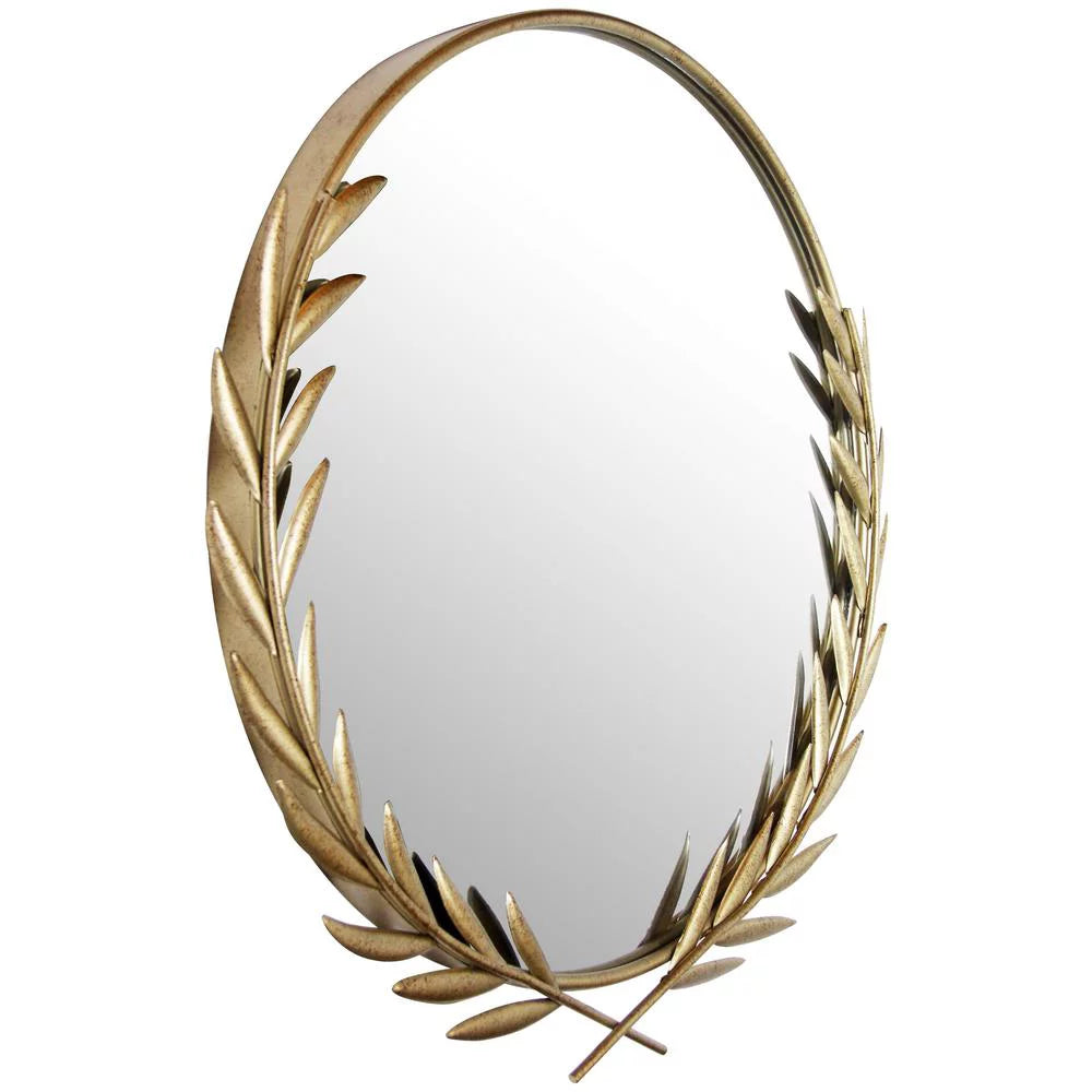 Gold Round Wall Mirror B8387
