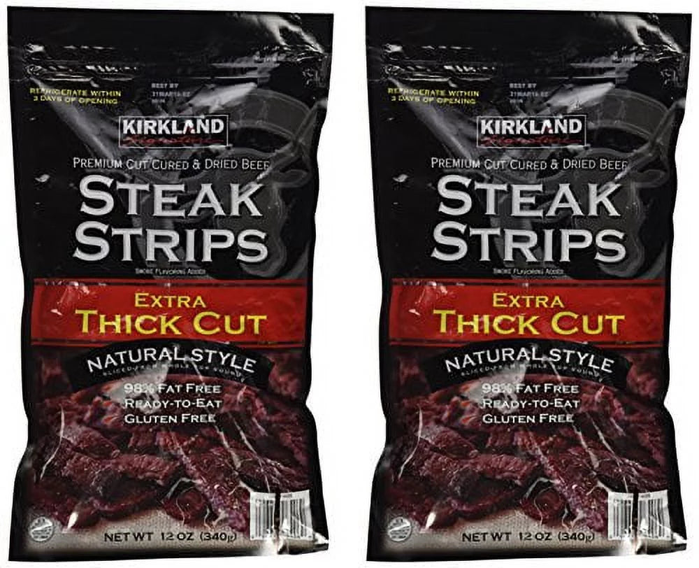 Steak Strips Jerky 12 Oz 2PAK Y88975