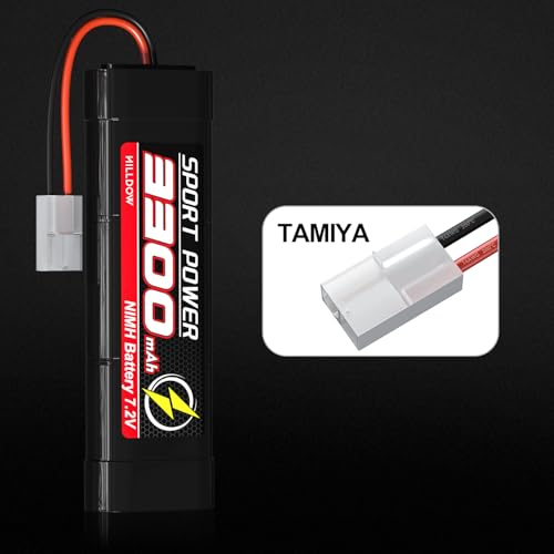 7.2V 3300mAh NiMH RC Battery 2 Packs S3856