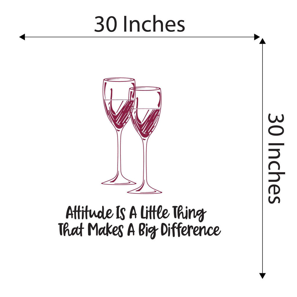 Wine Glasses Wall Decal Sticker 30 In X 30 In Q4794