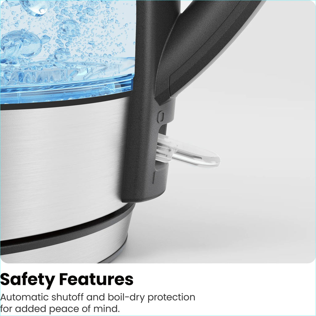 1.8L Electric Glass Kettle with Tea Infuser Z3553