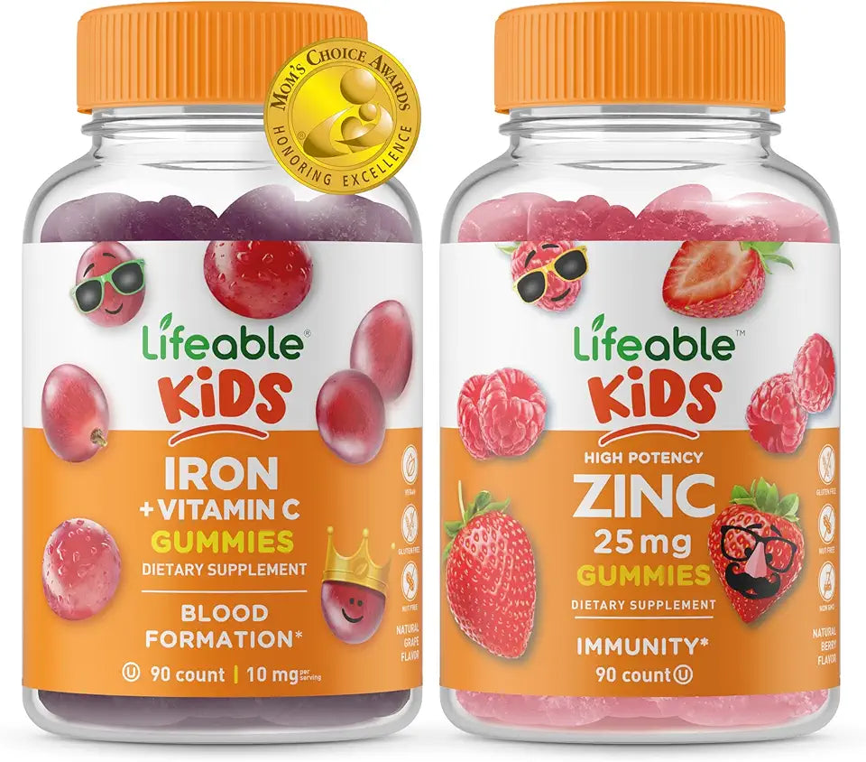 Iron & Vitamin C Kids + Zinc 50mg Gummies M635