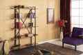 5 Tier Solid Wood Bookcase Q49341