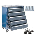 5 Drawer Rolling Tool Chest with Locking System and Stainless Top H823