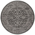 Black Ivory Round Indoor/Outdoor Area Rug N500009