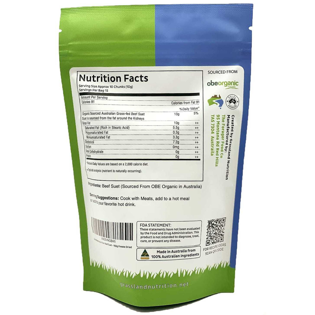Organic Beef Suet O5426