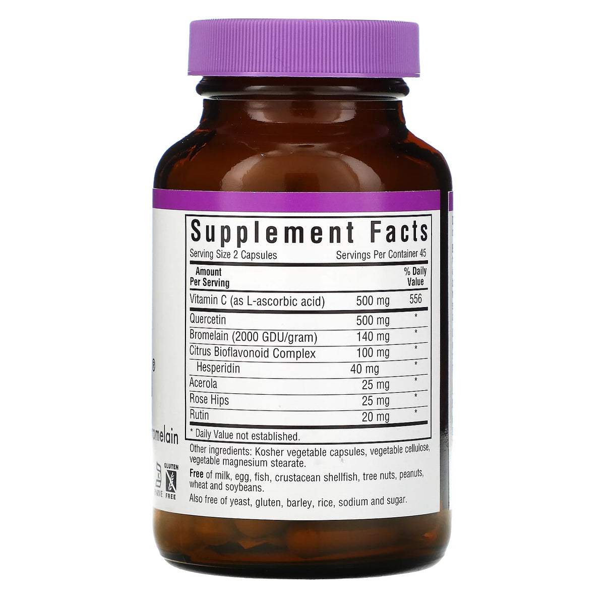Quercetin 90 Vegetable Capsules N6332