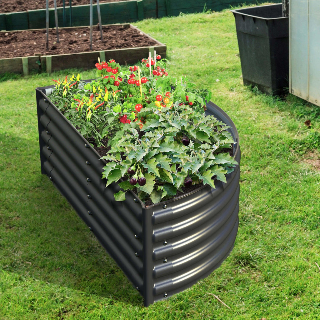 17 Tall Semi-circle Raised Garden Bed R89915
