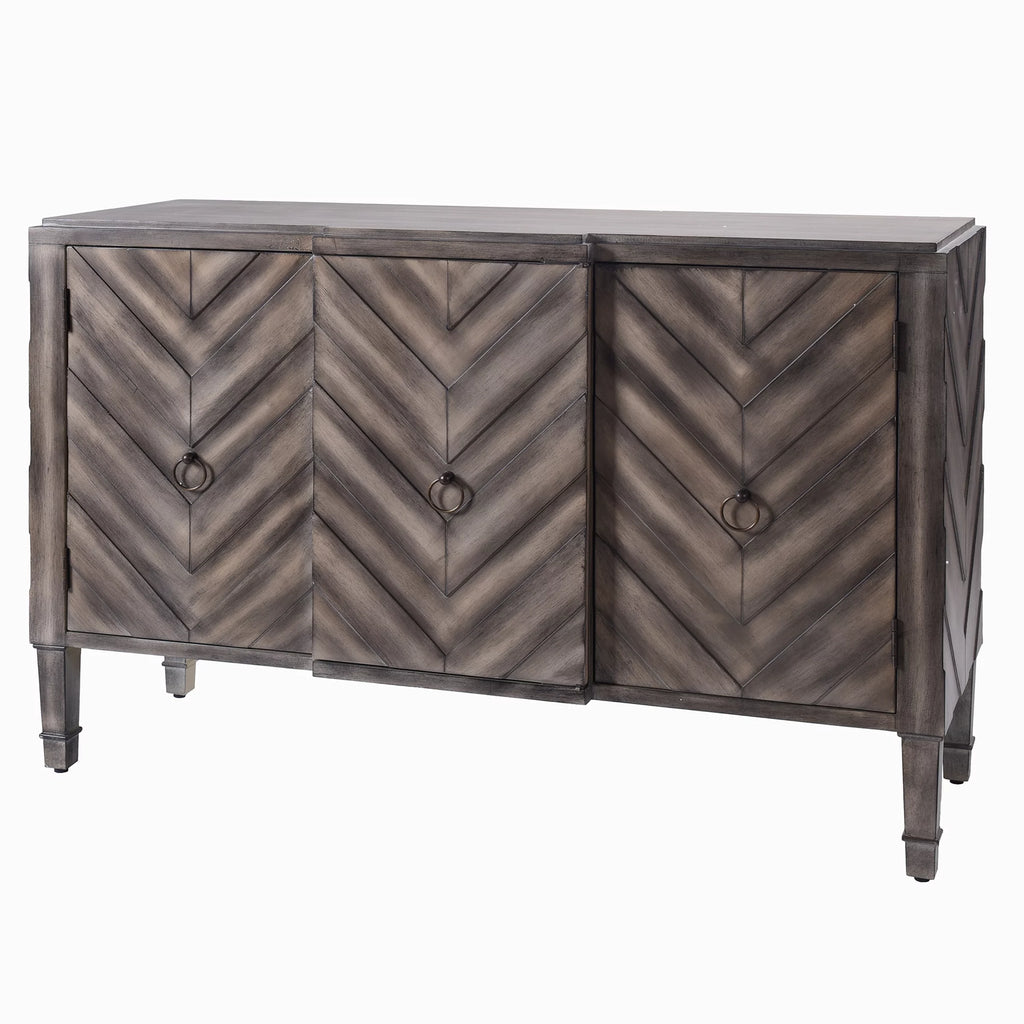 Reclaimed Wood 3-Door Console U14667