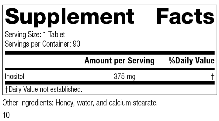 Inositol 90 Tablets O965210
