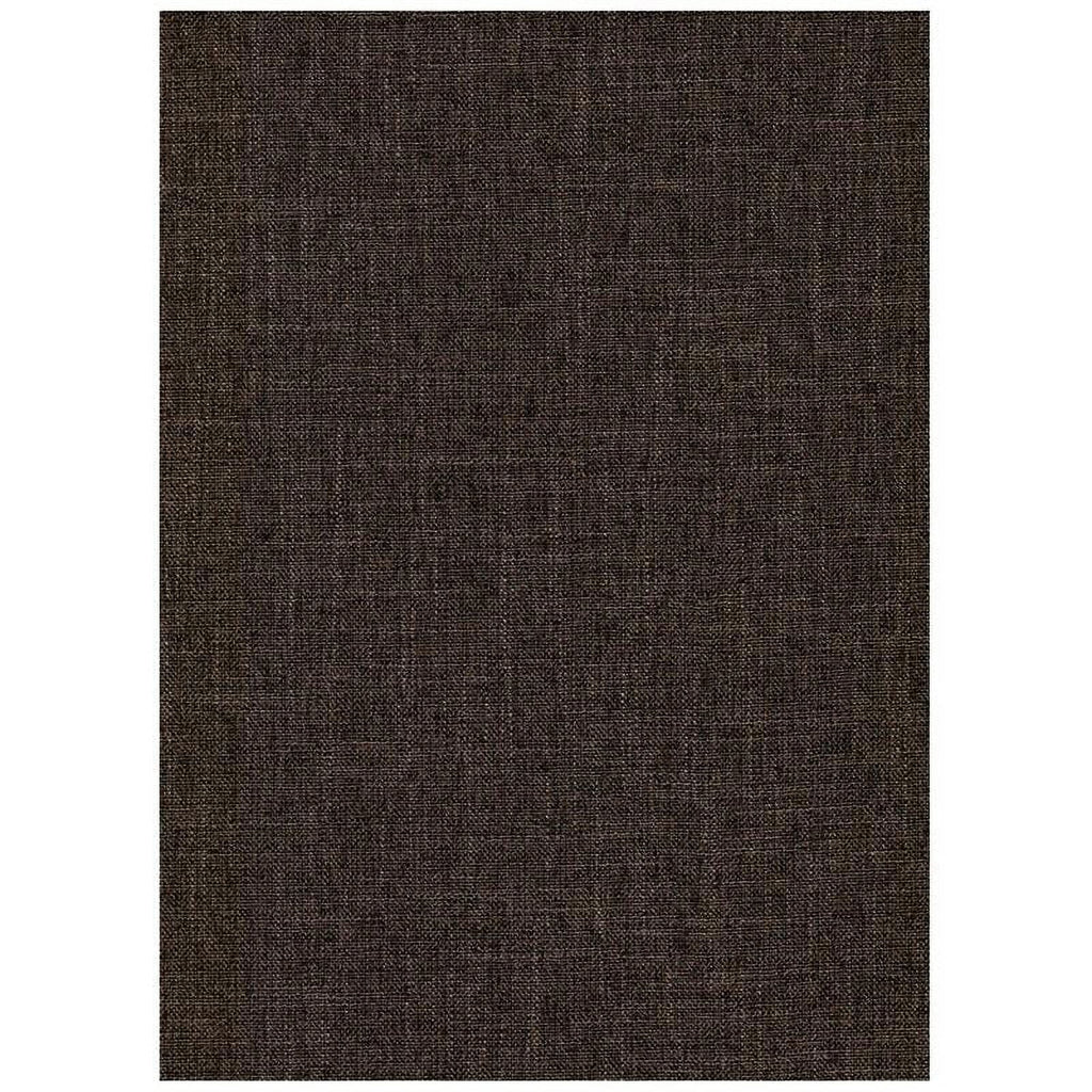 Full Traditional Linen Fabric Futon Mattress in Cocoa Brown X73336
