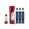 Sparkling Water Soda Maker Machine with 3 60L CO2 Cartridge, 1L and 0.5L Bottles S58411
