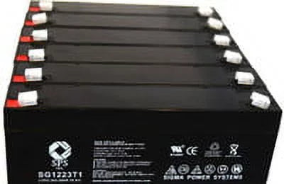 12V 2.3 Ah Replacement Battery 6 Pack K98171