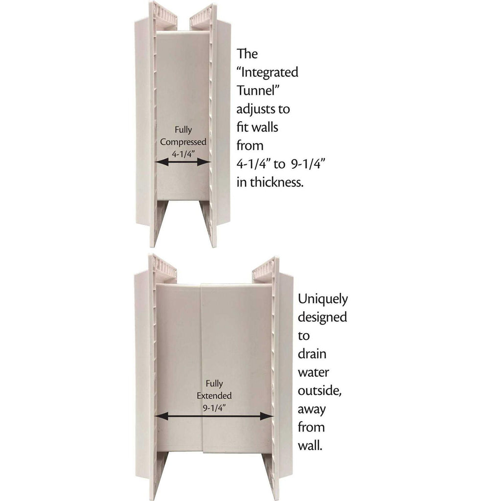 Wall Entry Dual Flap Dog Door J55012