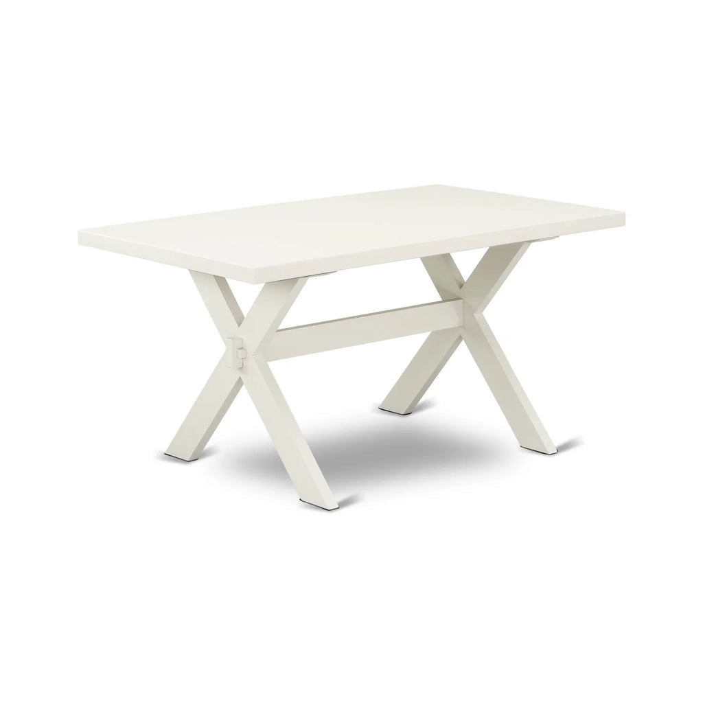 7 Piece Dining Table Set with 6 Padded Chairs U455