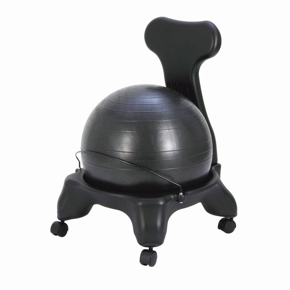 Black Plastic Ball Chair I80484